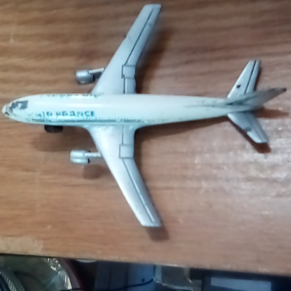 Air France Air Bus Matchbox Airplane Jet Toy Model.